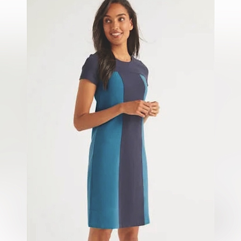Boden Lizzie Ottoman Colorblock Navy
Aegean Ponte Dress Ladies 10L